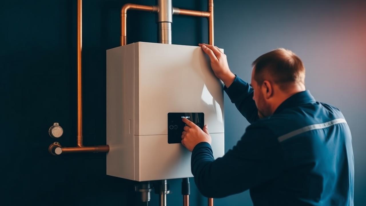 Installazione di una nuova caldaia murale